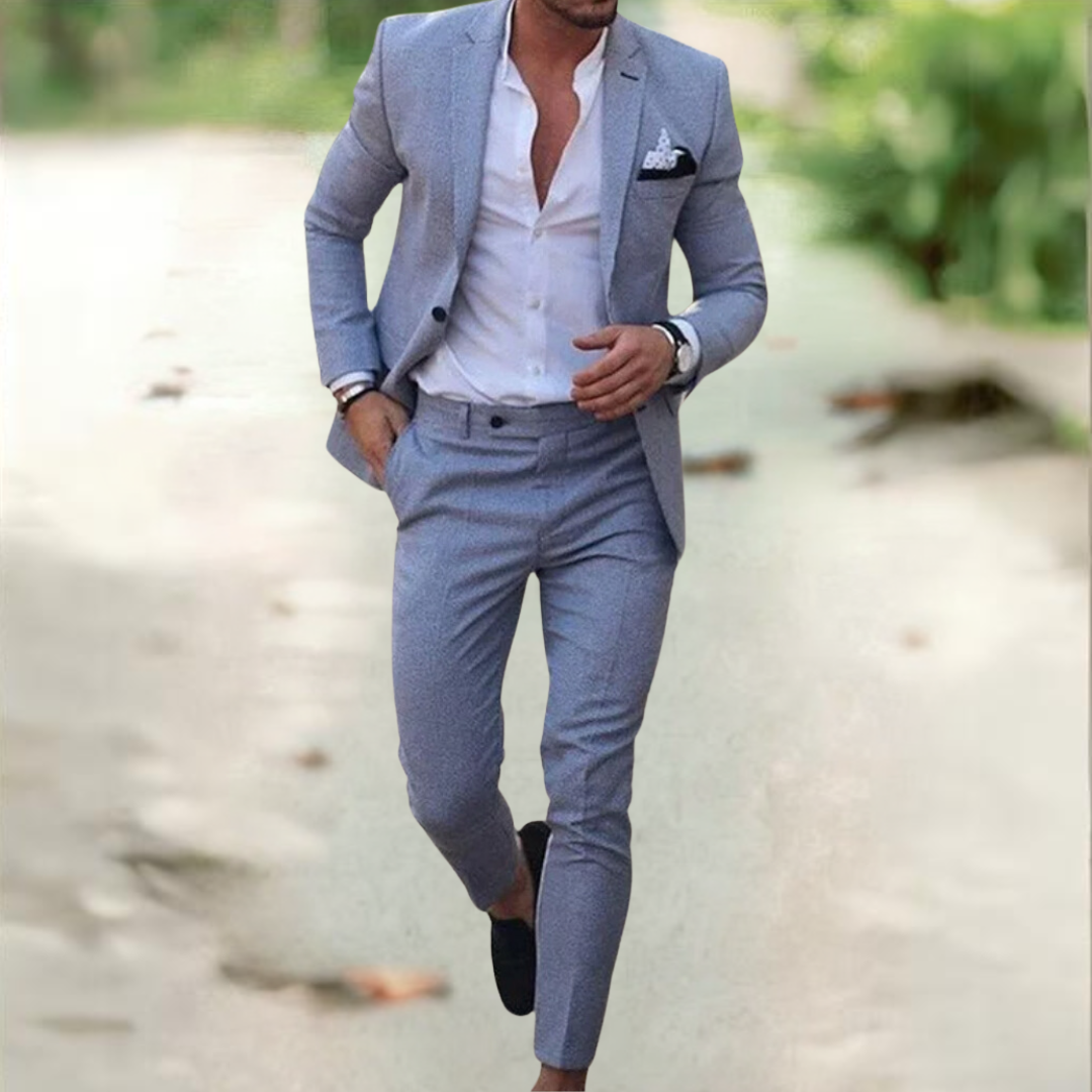 Simone - Traje elegante de hombre (chaqueta + pantalón)
