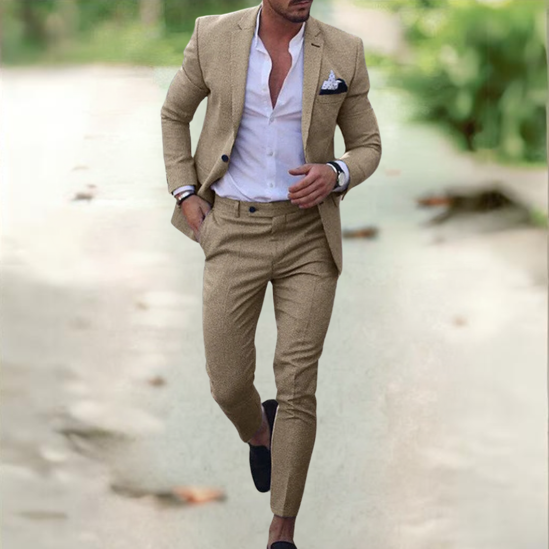 Simone - Traje elegante de hombre (chaqueta + pantalón)