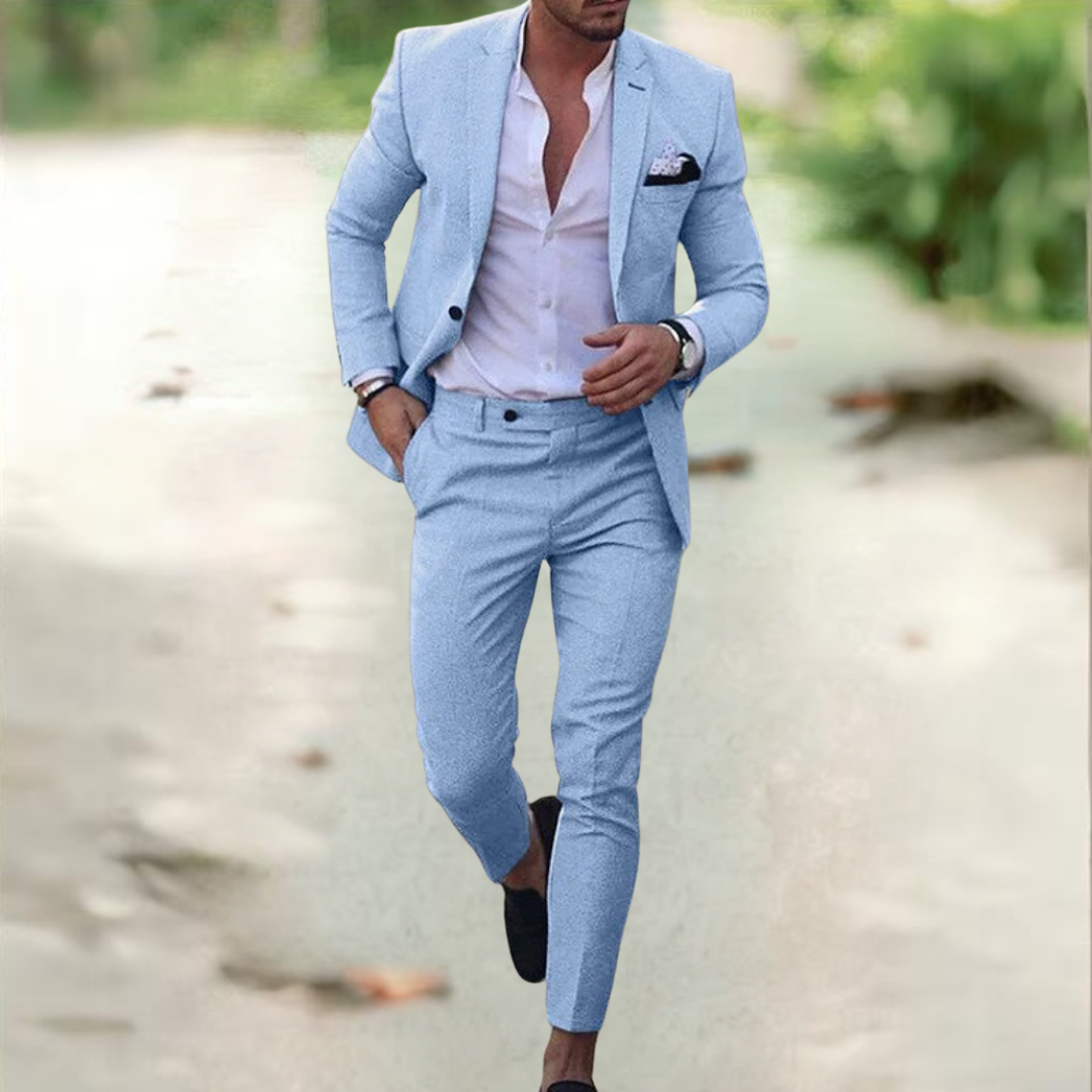 Simone - Traje elegante de hombre (chaqueta + pantalón)