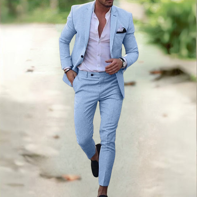 Simone - Traje elegante de hombre (chaqueta + pantalón)