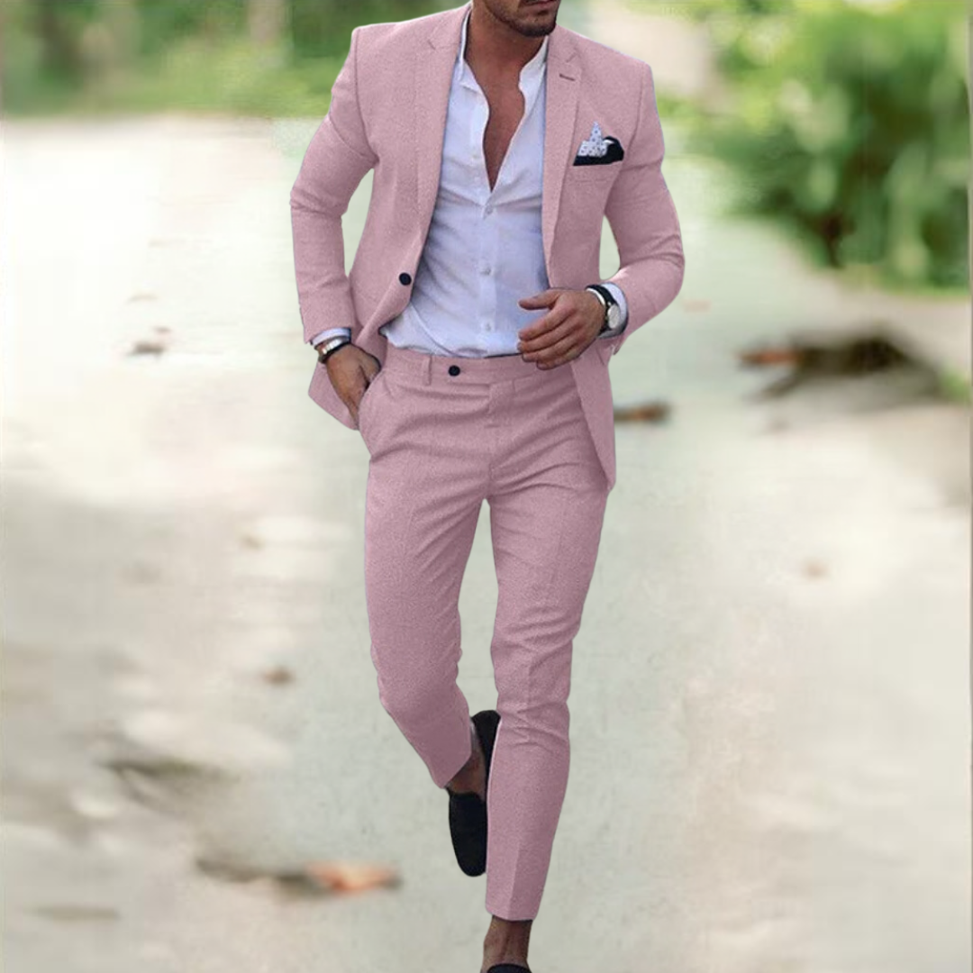 Simone - Traje elegante de hombre (chaqueta + pantalón)