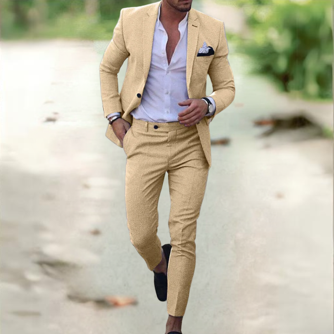 Simone - Traje elegante de hombre (chaqueta + pantalón)